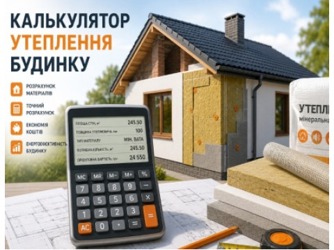 Онлайн  калькулятор утеплення будинку | DIMAX