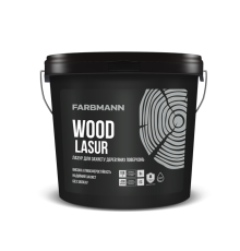 Лазур для захисту зовнішніх дерев’яних поверхонь Kolorit Farbmann Wood Lasur база EC, 9,0л