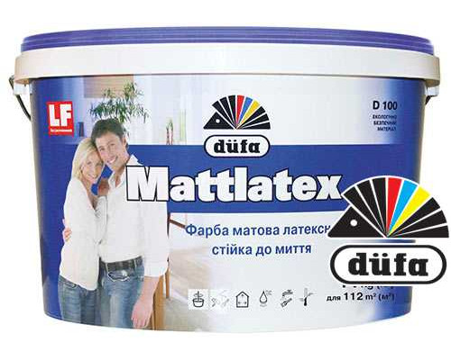 Фарба інтер'єрна DUFA Mattlatex D100 14кг