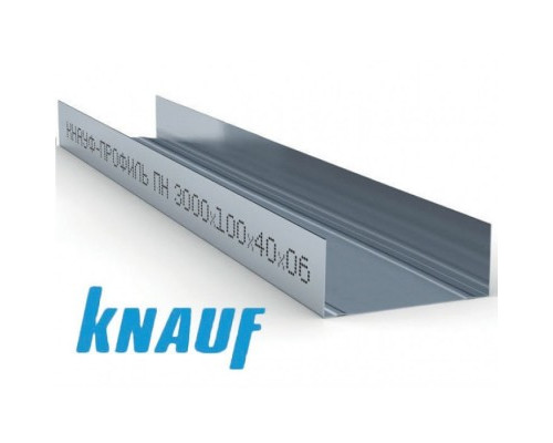 Профіль Knauf (Кнауф) UW 100 3,0м (0,6 мм)