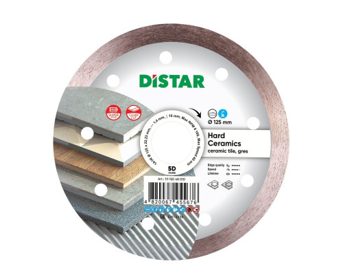 Круг алмазний відрізний 1А1R 125x1.4 x22.23 HARD CERAMICS DISTAR Круг алмазний відрізний 1А1R 125x1.4 x22.23 HARD CERAMICS DISTAR