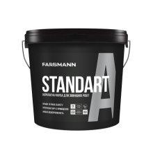 Фарба фасадна Латексна атмосферостійка Kolorit Farbmann Standart A (Колоріт Фарбман Стандарт А) база LА 9л