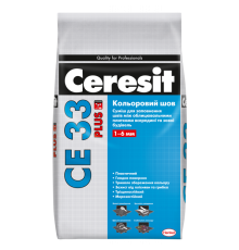 Затірка для швів Ceresit СЕ33plus 115 сірий цемент 2кг