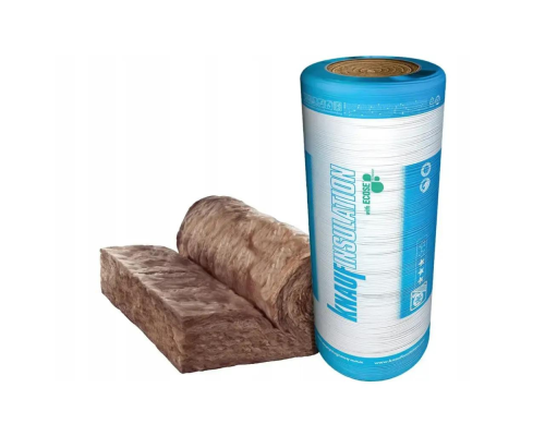 Скловата Knauf Insulation NAT UROLL M (Кнауф Натурол) 100*1200(2*9100мм) 24рул ( 10,92м.кв )