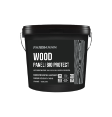 Лак акриловий матовий для вологих приміщень Kolorit Farbmann Wood Paneli Bio Protect база ЕР 9л
