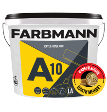 Фарба фасадна Латексна атмосферостійка Kolorit Farbmann А 10 Acrylic Facade Paint, база С, 14л
