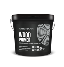 Грунт, морилка, антисептик "3 в 1" для дерев'яних поверхонь Kolorit Farbmann Wood Primer база EC 9л