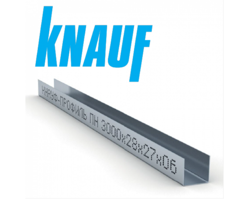 Профіль Knauf (Кнауф) UD 27 3,0м (0,6 мм)