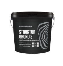 Грунтуюча фарба силіконова адгезійна Kolorit Farbmann Struktur GRUND S база АР 9л