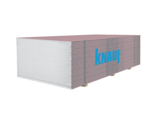 Гіпсокартон вогнестійкий Knauf (Кнауф) 12.5*1200*2500