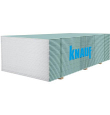 Гіпсокартон вологостійкий стіновий Knauf (Кнауф) 12.5*1200*2000