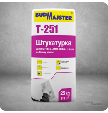 Штукатурка декоративна на білому цементі камінцева 1,5 мм БУДМАЙСТЕР Т-251 (25кг)