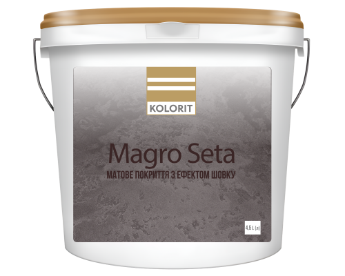 Декоративне покриття Kolorit Magro Seta база W 9л