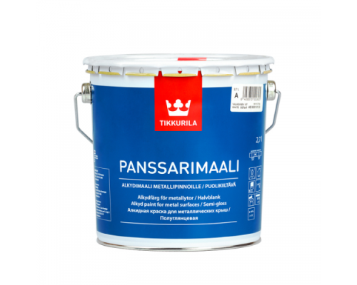 Фарба алкідна протикорозійна Tikkurila Panssarimaali (Тіккуріла Панссарімаалі), базіс С, 9л Фарба алкідна протикорозійна Tikkurila Panssarimaali (Тіккуріла Панссарімаалі), базіс С, 9л